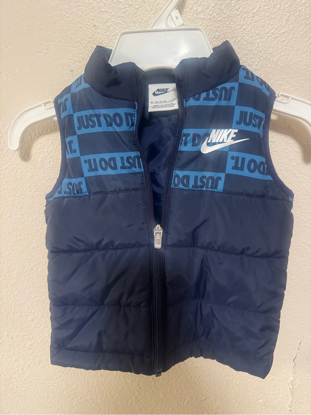 Kids Navy Puffer Vest